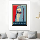 PICKLE RICK! by Christopher Sanabria on GIANT ART - green digital painting