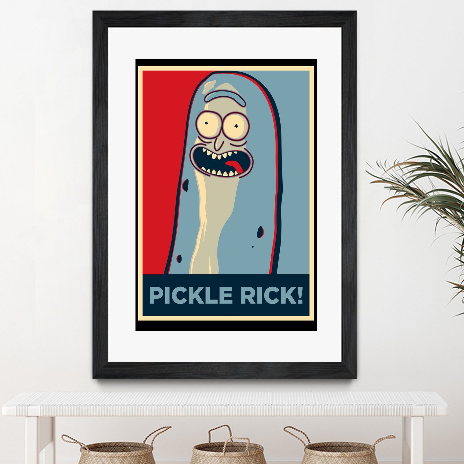 PICKLE RICK! by Christopher Sanabria on GIANT ART - green digital painting