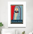 PICKLE RICK! by Christopher Sanabria on GIANT ART - green digital painting