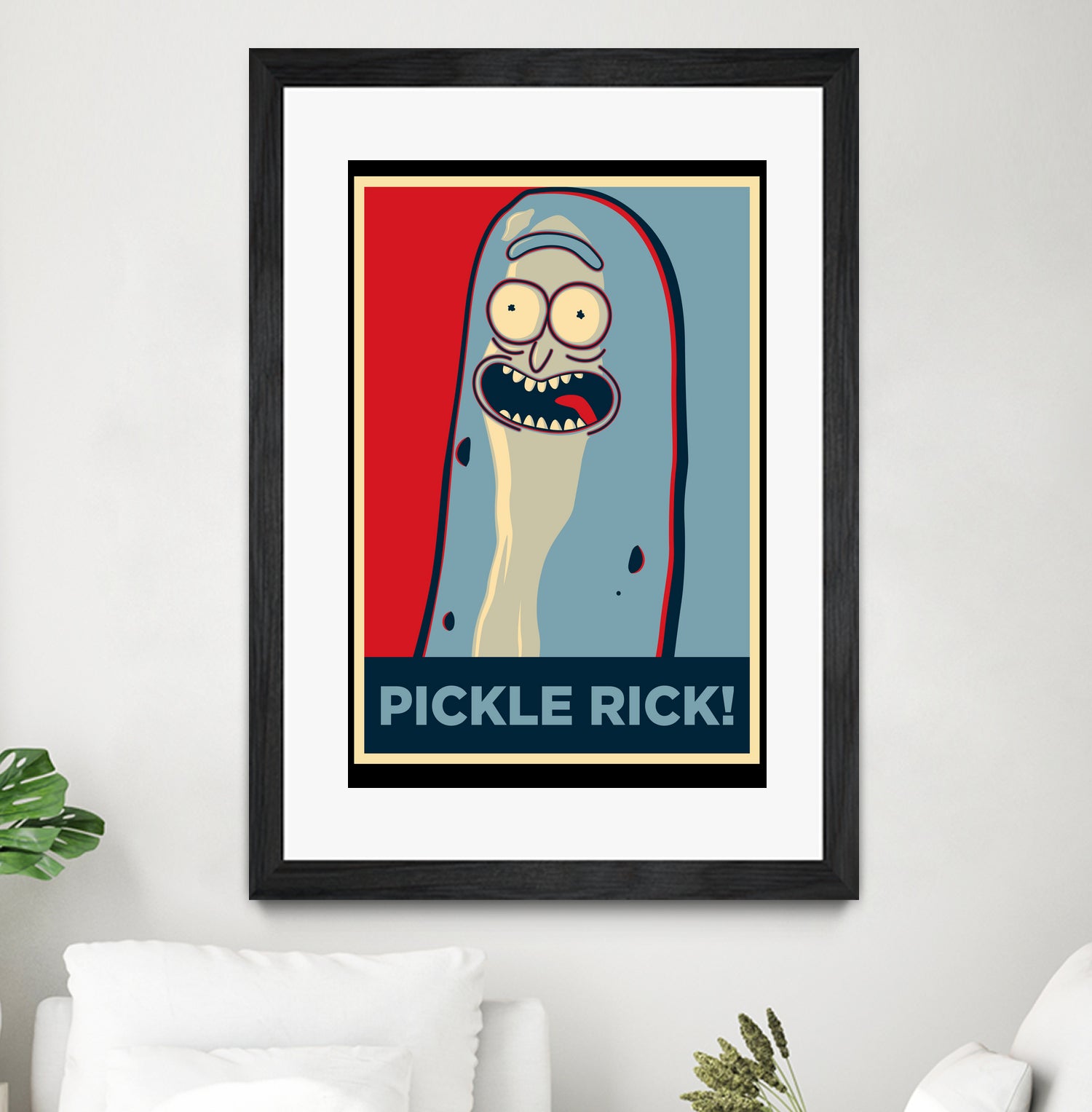 PICKLE RICK! by Christopher Sanabria on GIANT ART - green digital painting