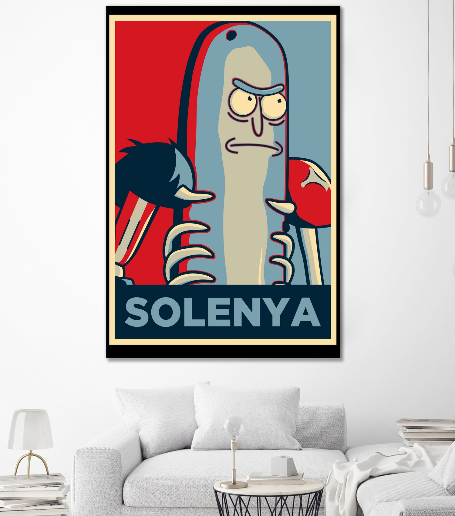 SOLENYA by Christopher Sanabria on GIANT ART - blue digital painting