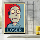 LOSER by Christopher Sanabria on GIANT ART - blue digital painting