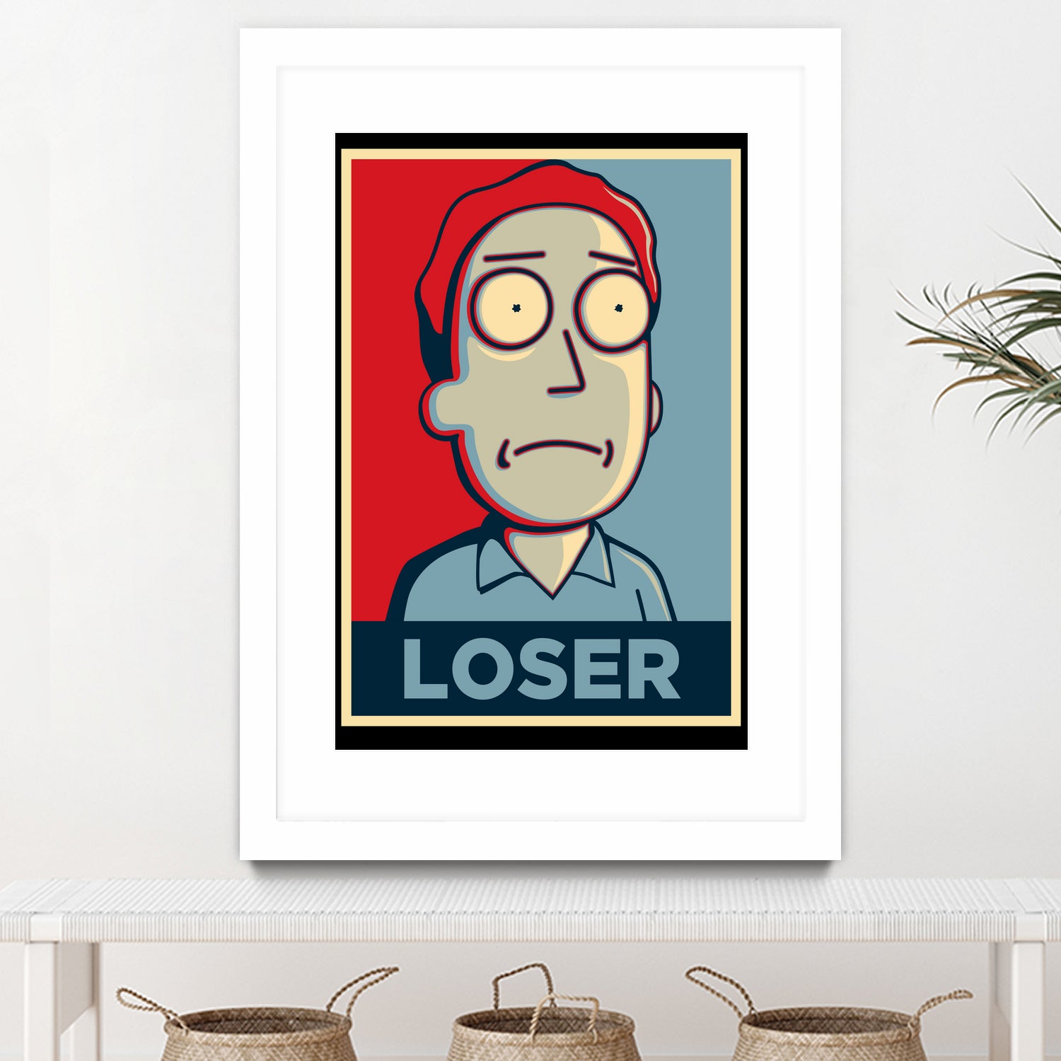 LOSER by Christopher Sanabria on GIANT ART - blue digital painting