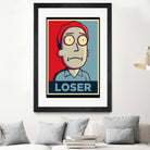 LOSER by Christopher Sanabria on GIANT ART - blue digital painting