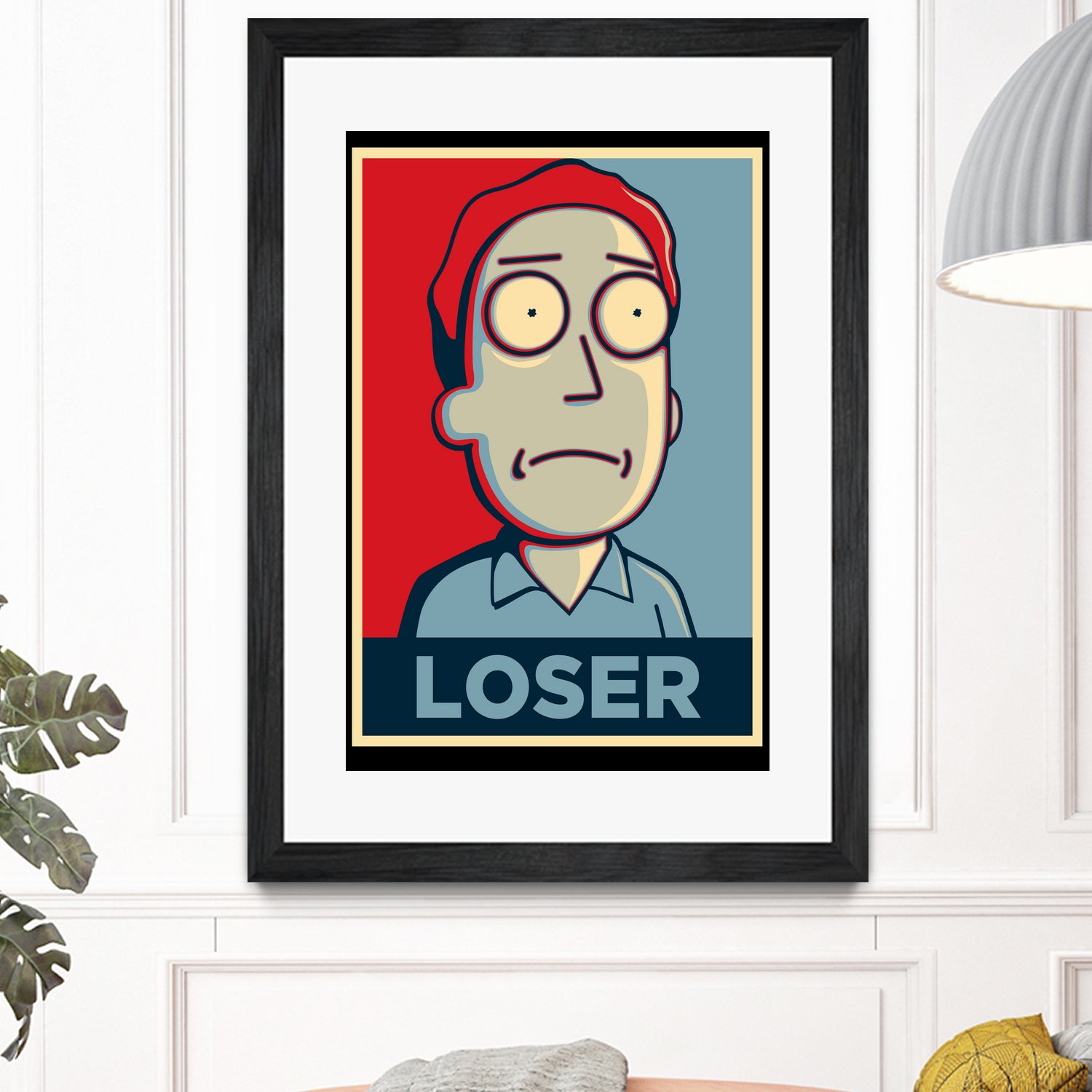 LOSER by Christopher Sanabria on GIANT ART - blue digital painting