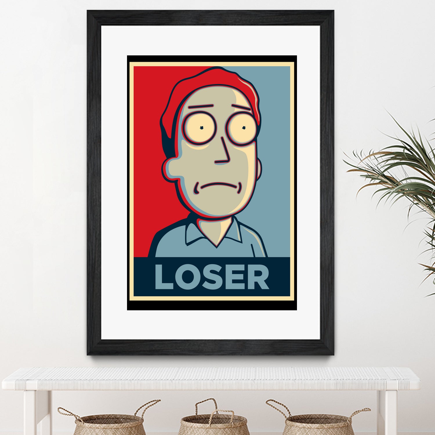 LOSER by Christopher Sanabria on GIANT ART - blue digital painting