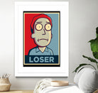 LOSER by Christopher Sanabria on GIANT ART - blue digital painting