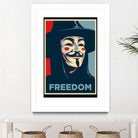 FREEDOM by Christopher Sanabria on GIANT ART - blue digital painting