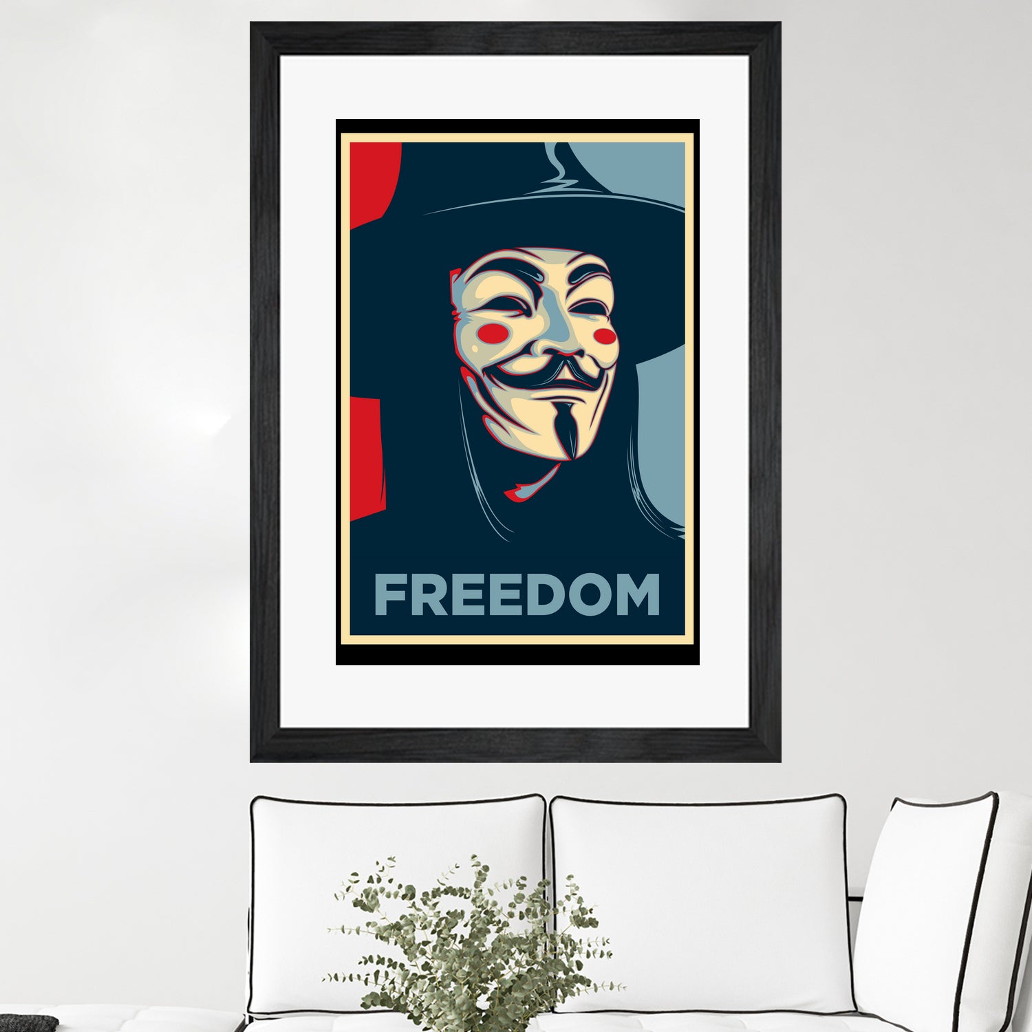 FREEDOM by Christopher Sanabria on GIANT ART - blue digital painting