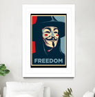 FREEDOM by Christopher Sanabria on GIANT ART - blue digital painting