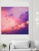 Oil of angels by Jorge Luis Miraldo on GIANT ART - pink digital painting