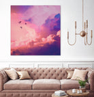 Oil of angels by Jorge Luis Miraldo on GIANT ART - pink digital painting