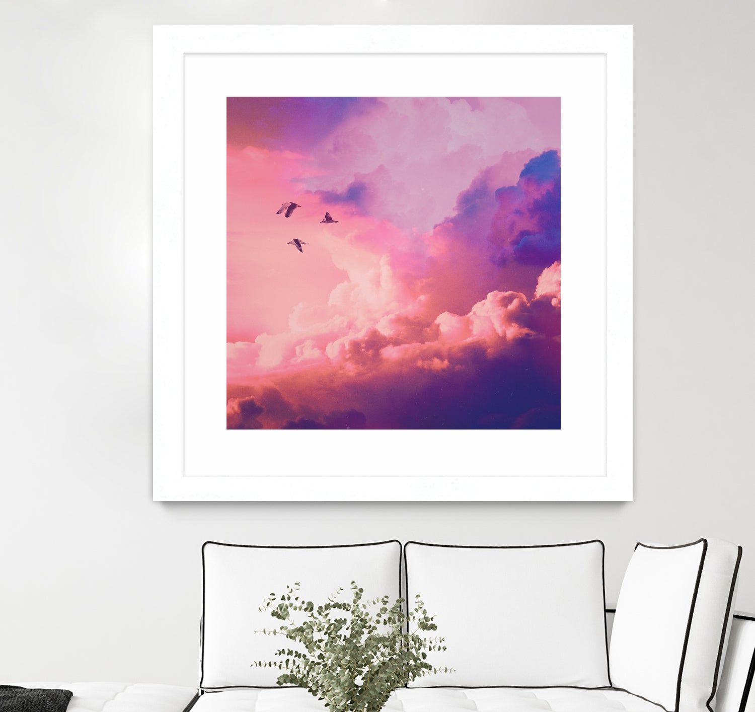 Oil of angels by Jorge Luis Miraldo on GIANT ART - pink digital painting