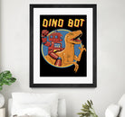 Dino Bot by Vincent Trinidad on GIANT ART - black digital painting