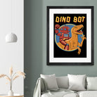 Dino Bot by Vincent Trinidad on GIANT ART - black digital painting