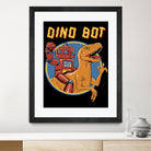 Dino Bot by Vincent Trinidad on GIANT ART - black digital painting