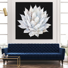 White Marble Agave Plant by amini 54 on GIANT ART - white digital painting