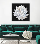 White Marble Agave Plant by amini 54 on GIANT ART - white digital painting