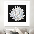 White Marble Agave Plant by amini 54 on GIANT ART - white digital painting