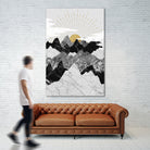 Sun Rise by Christina Shek on GIANT ART - gray digital drawing