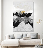 Sun Rise by Christina Shek on GIANT ART - gray digital drawing