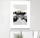 Sun Rise by Christina Shek on GIANT ART - gray digital drawing