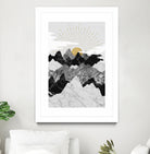 Sun Rise by Christina Shek on GIANT ART - gray digital drawing