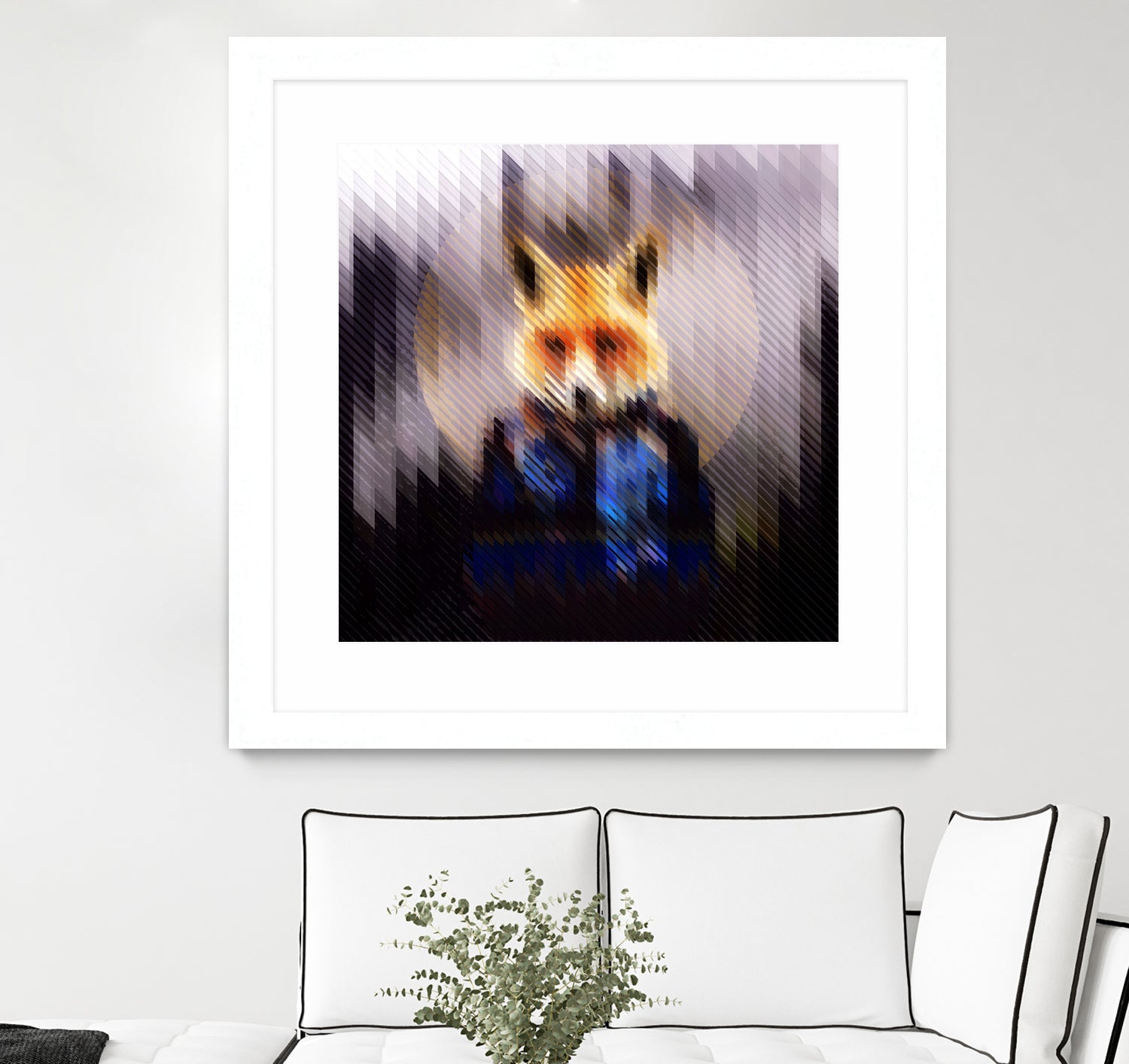 Cool Fox by Ali Gulec on GIANT ART - black digital drawing