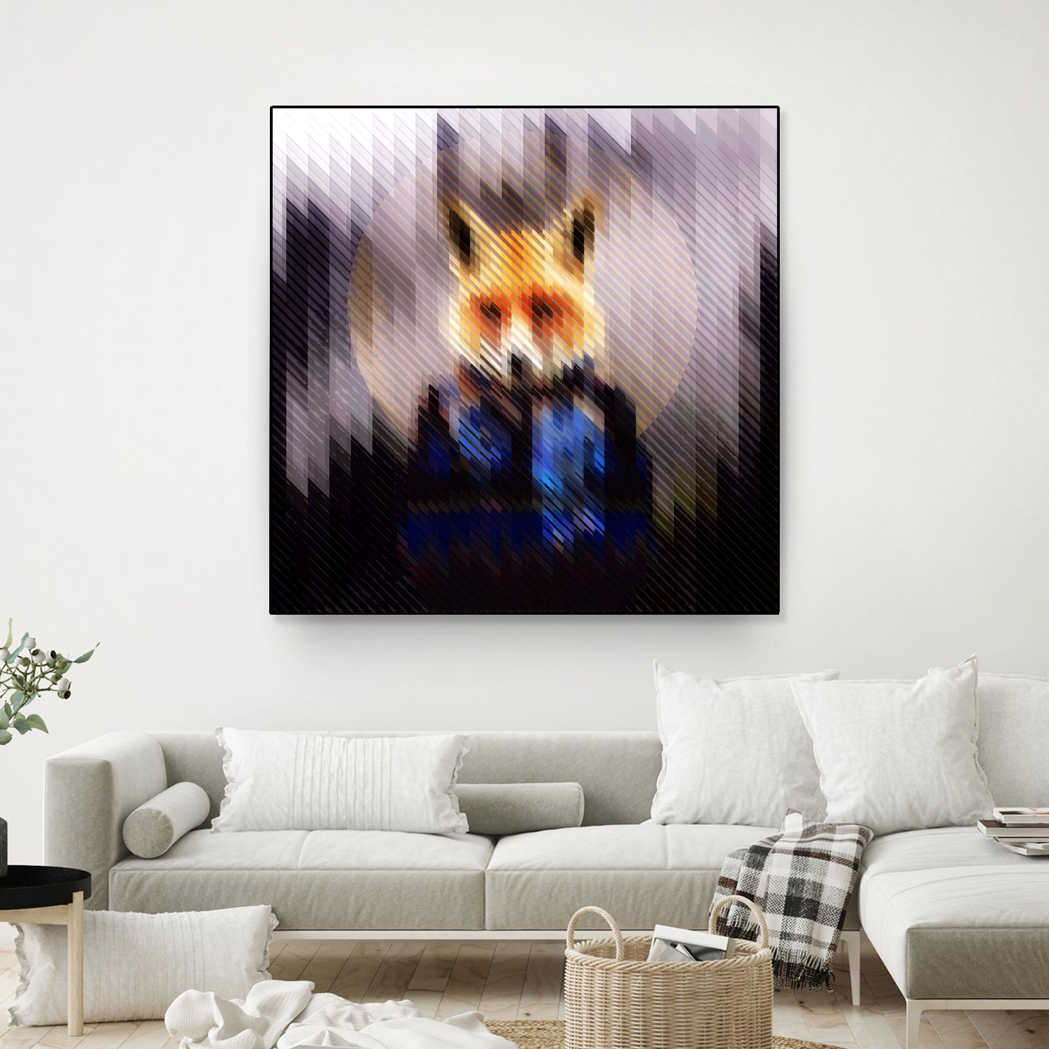 Cool Fox by Ali Gulec on GIANT ART - black digital drawing