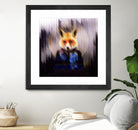 Cool Fox by Ali Gulec on GIANT ART - black digital drawing