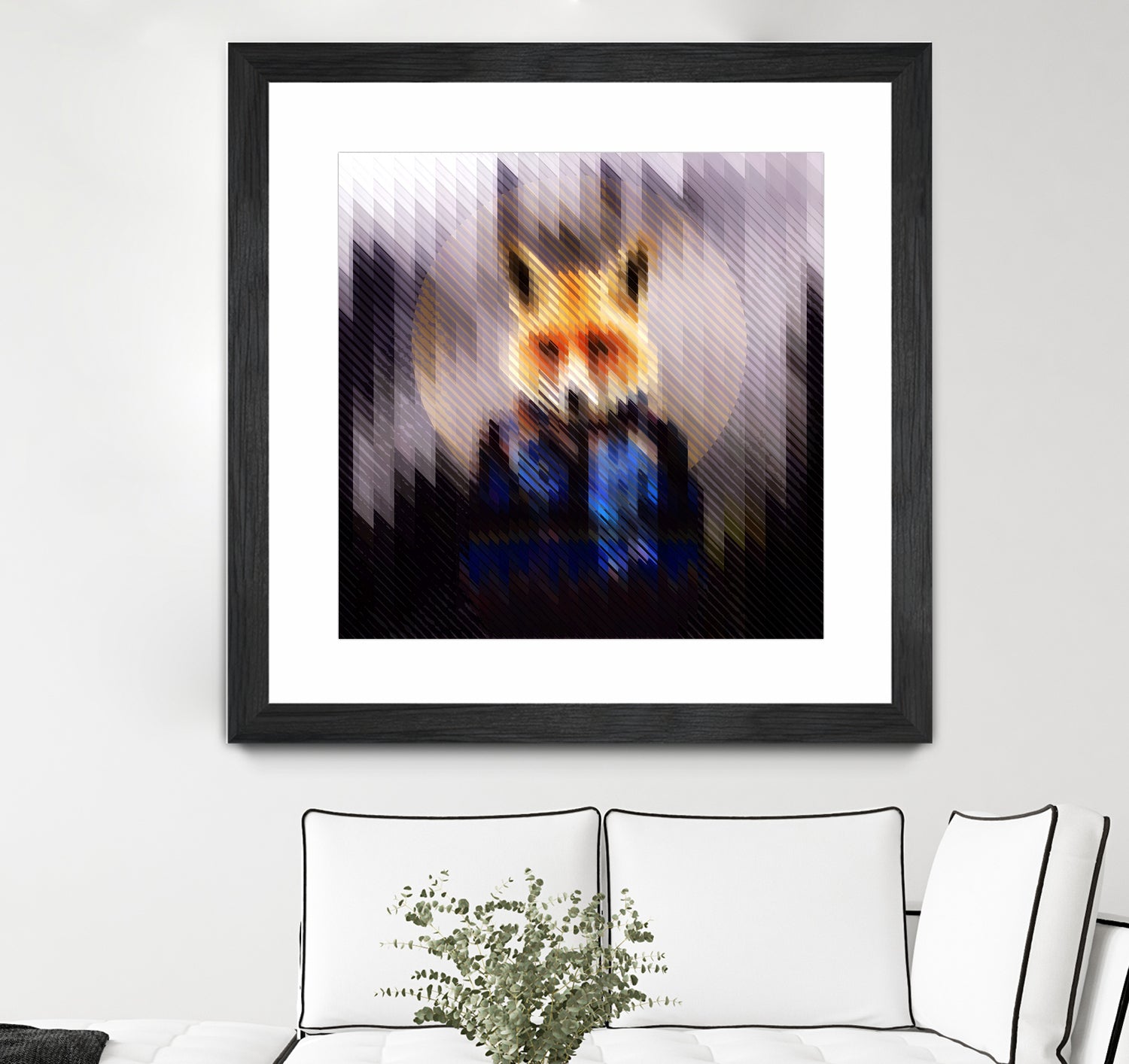 Cool Fox by Ali Gulec on GIANT ART - black digital drawing