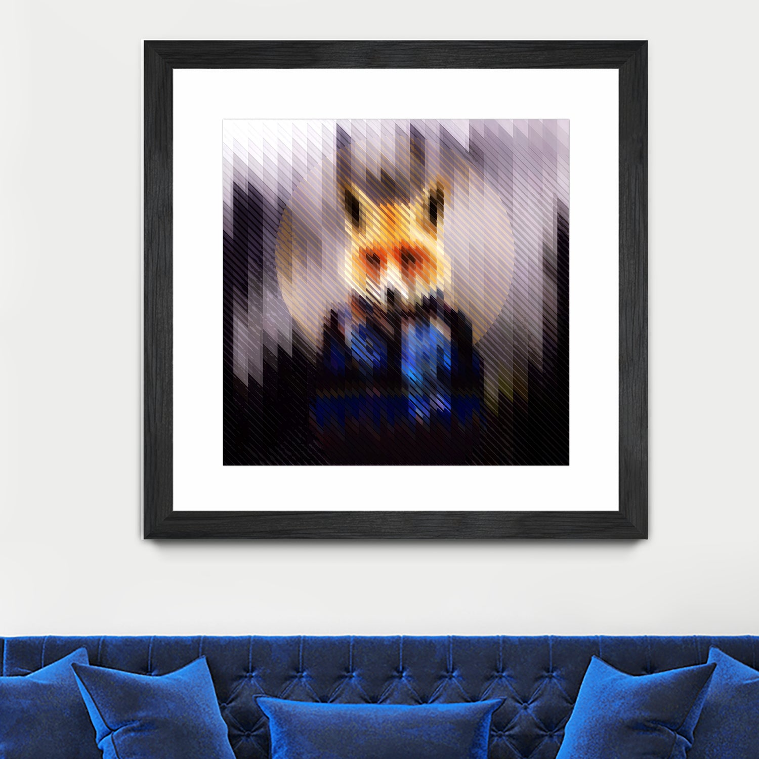 Cool Fox by Ali Gulec on GIANT ART - black digital drawing