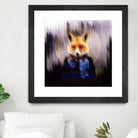 Cool Fox by Ali Gulec on GIANT ART - black digital drawing