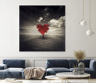 heart tree by Dirk Wüstenhagen on GIANT ART - brown photo illustration