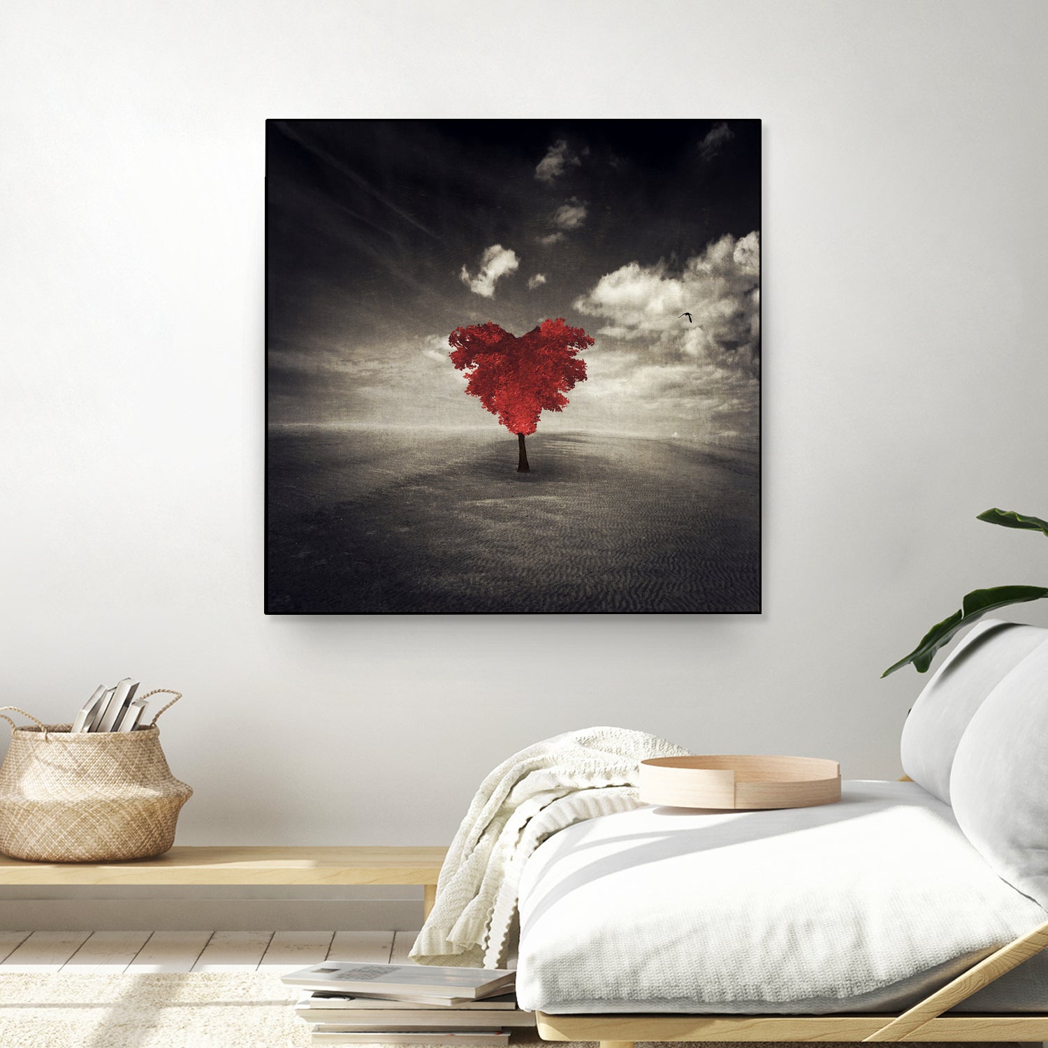 heart tree by Dirk Wüstenhagen on GIANT ART - brown photo illustration