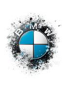 BMW Logo splatter painting by Jurijs Permanickis on GIANT ART - white digital painting