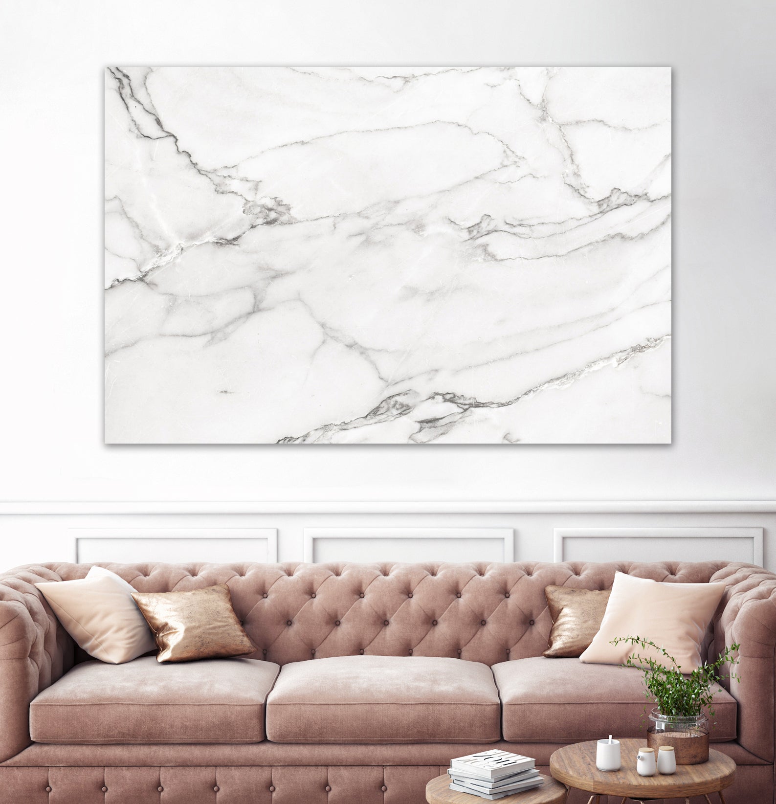 White Marble V by amini 54 on GIANT ART - white photo manipulation