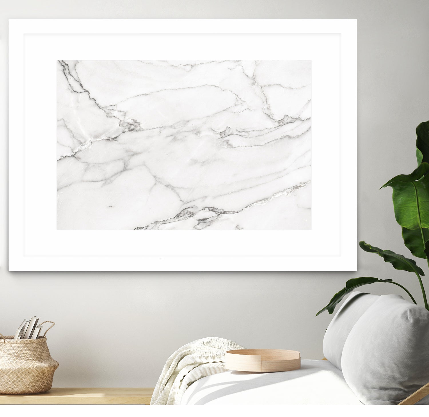 White Marble V by amini 54 on GIANT ART - white photo manipulation