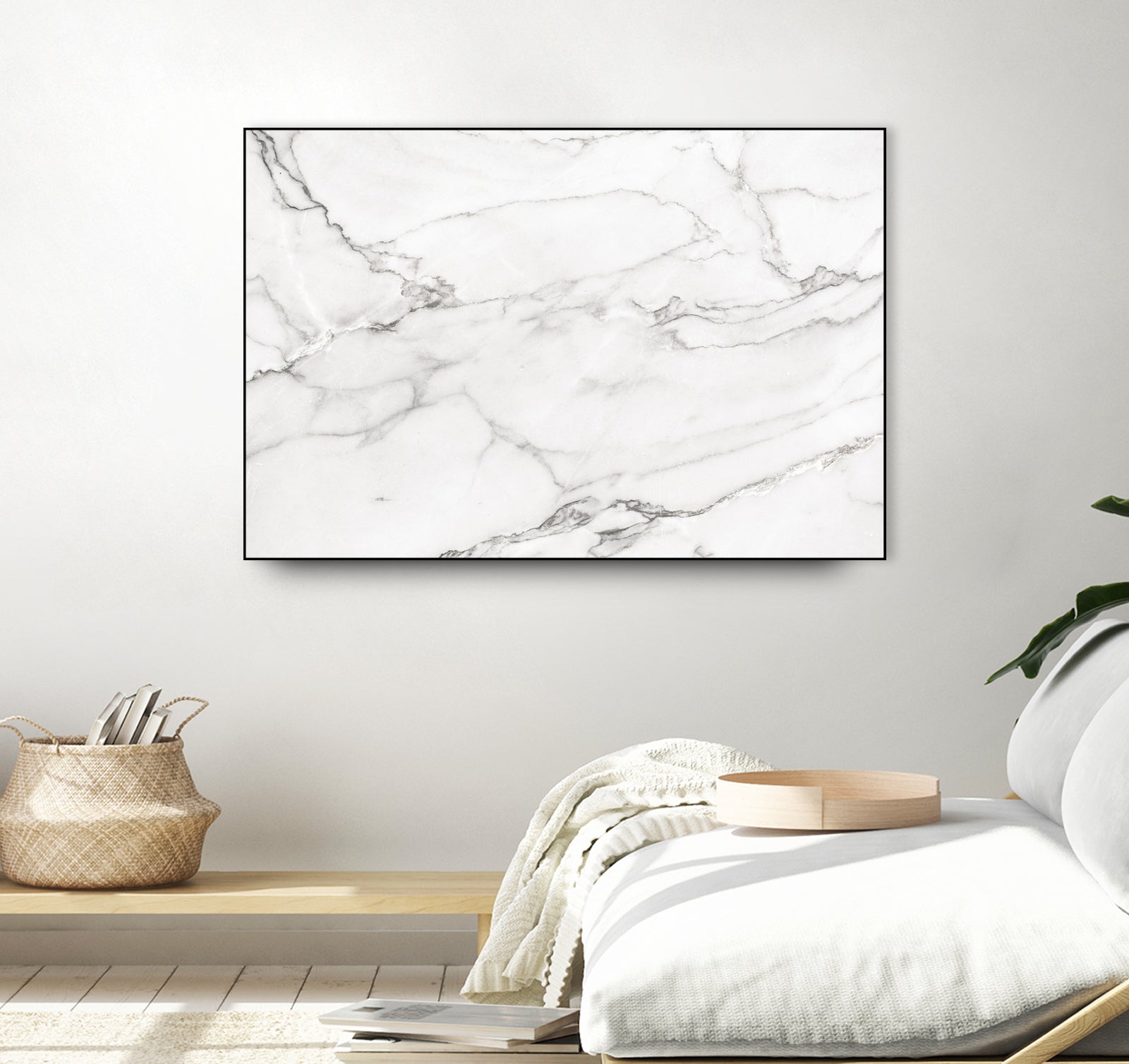 White Marble V by amini 54 on GIANT ART - white photo manipulation