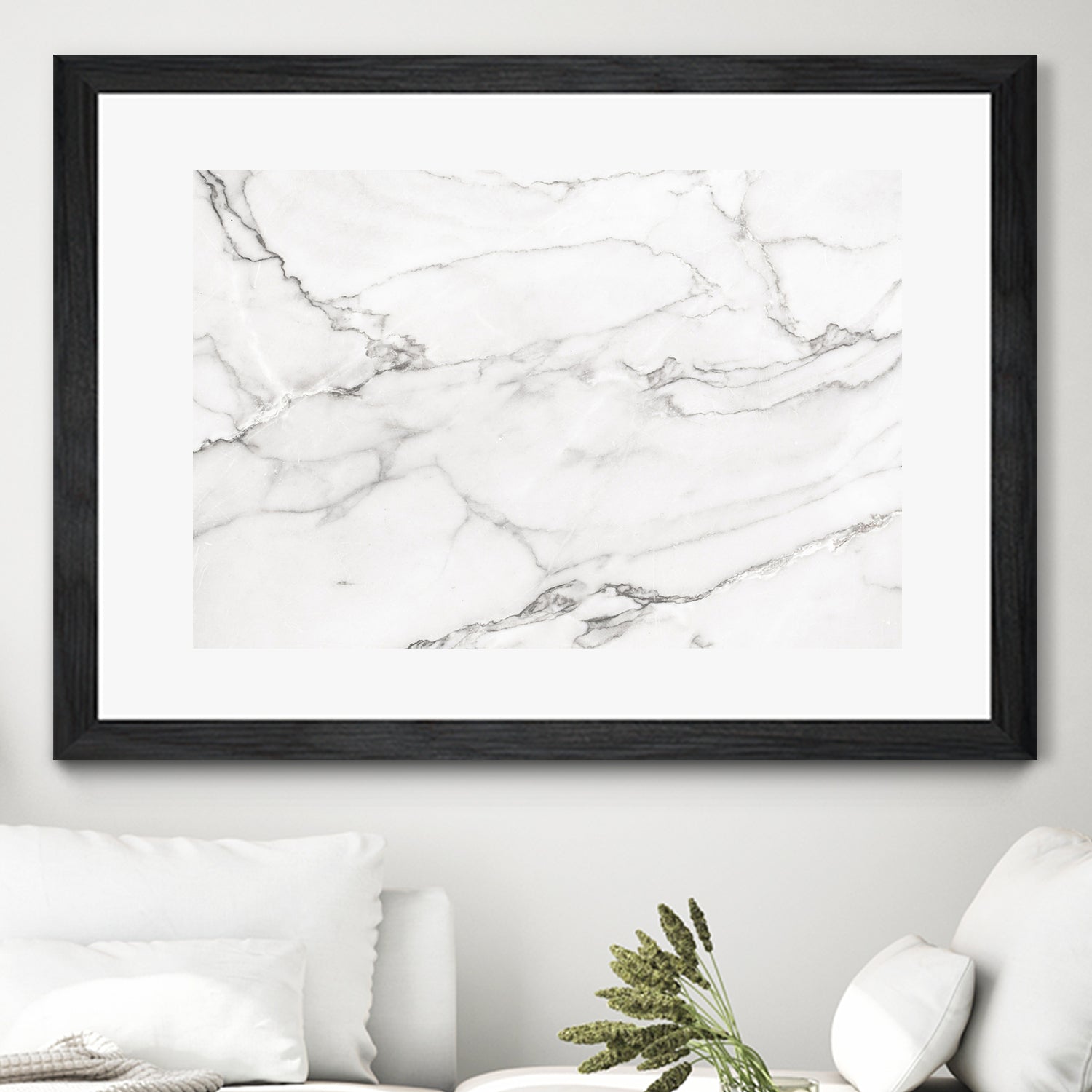 White Marble V by amini 54 on GIANT ART - white photo manipulation