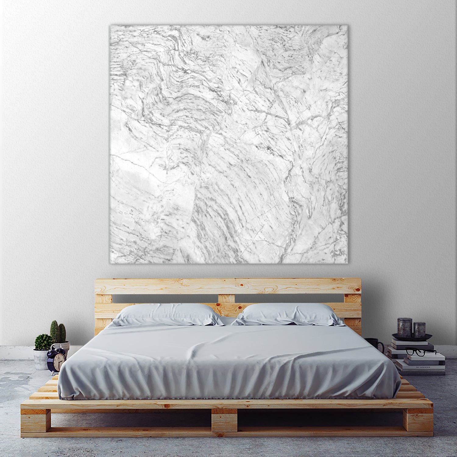 White Marble IV by amini 54 on GIANT ART - white photo manipulation