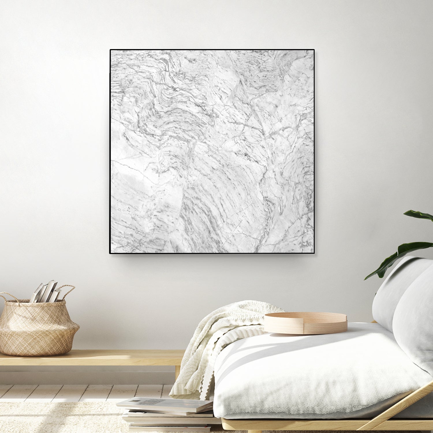 White Marble IV by amini 54 on GIANT ART - white photo manipulation