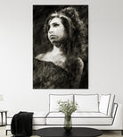 Amy Winehouse by Allan Burch on GIANT ART - black digital drawing