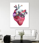 Superstar Heart by Bianca Green on GIANT ART - fuchsia mixed media