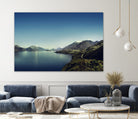 On my way to Glenorchy (Things happened to me) by José Manuel Ríos Valiente on GIANT ART - blue photo illustration