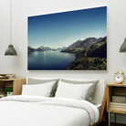 On my way to Glenorchy (Things happened to me) by José Manuel Ríos Valiente on GIANT ART - blue photo illustration