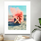 adventure begins by Kiki Castel on GIANT ART - pink photo manipulation