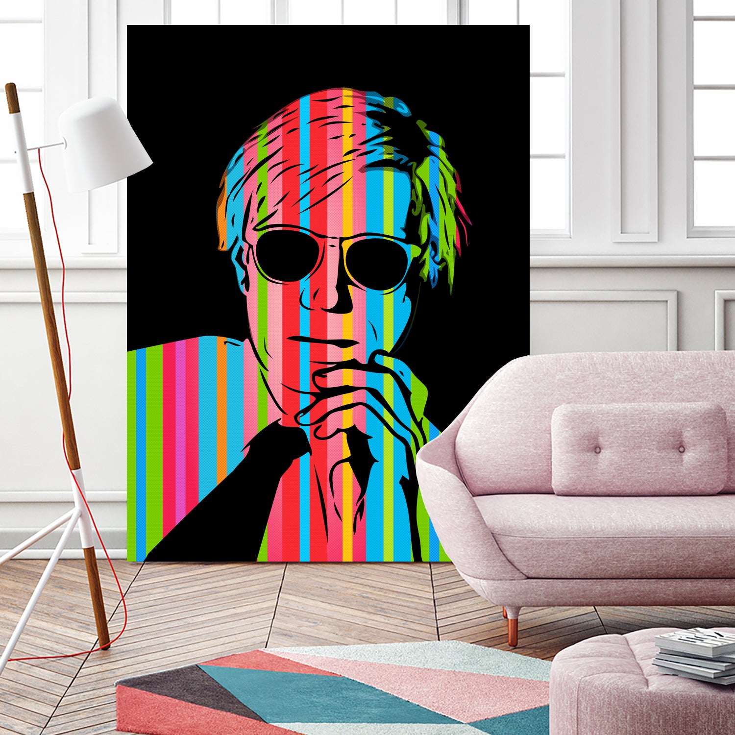 Andy Warhol | Dark | Pop Art by William Cuccio on GIANT ART - black digital drawing