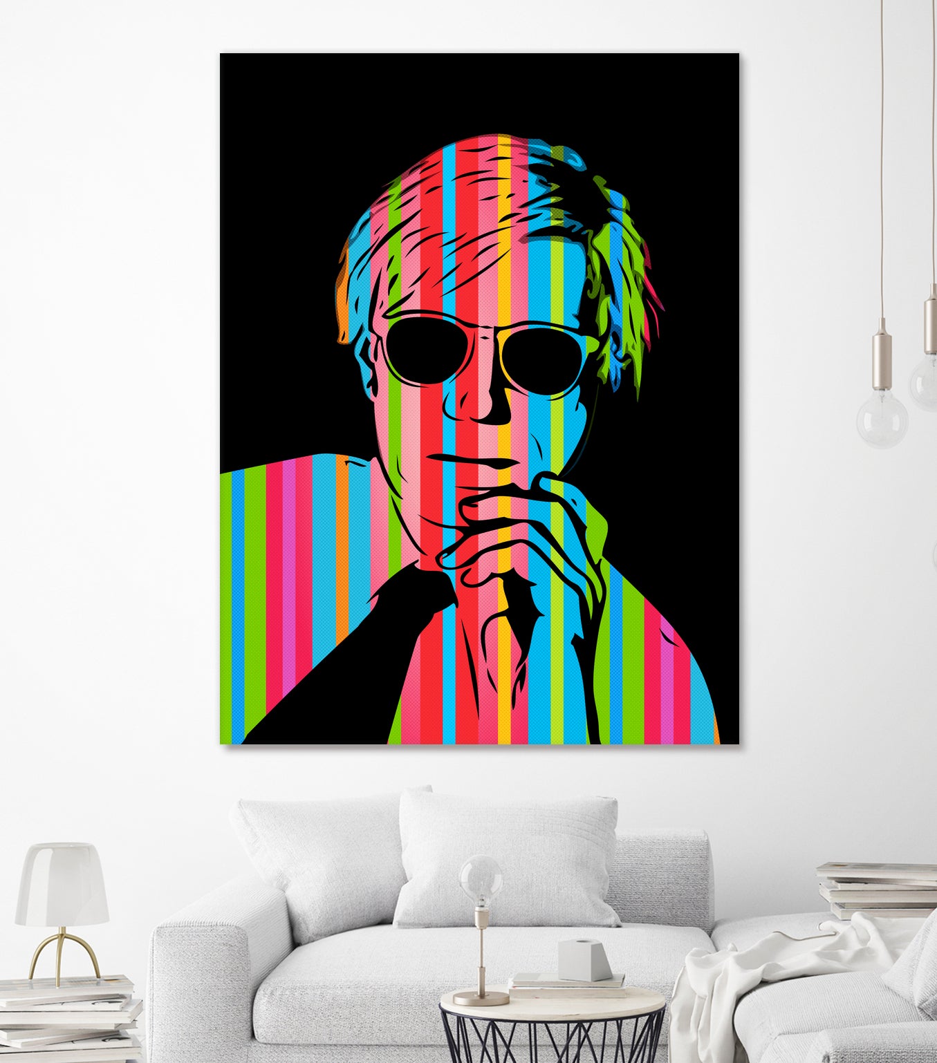 Andy Warhol | Dark | Pop Art by William Cuccio on GIANT ART - black digital drawing