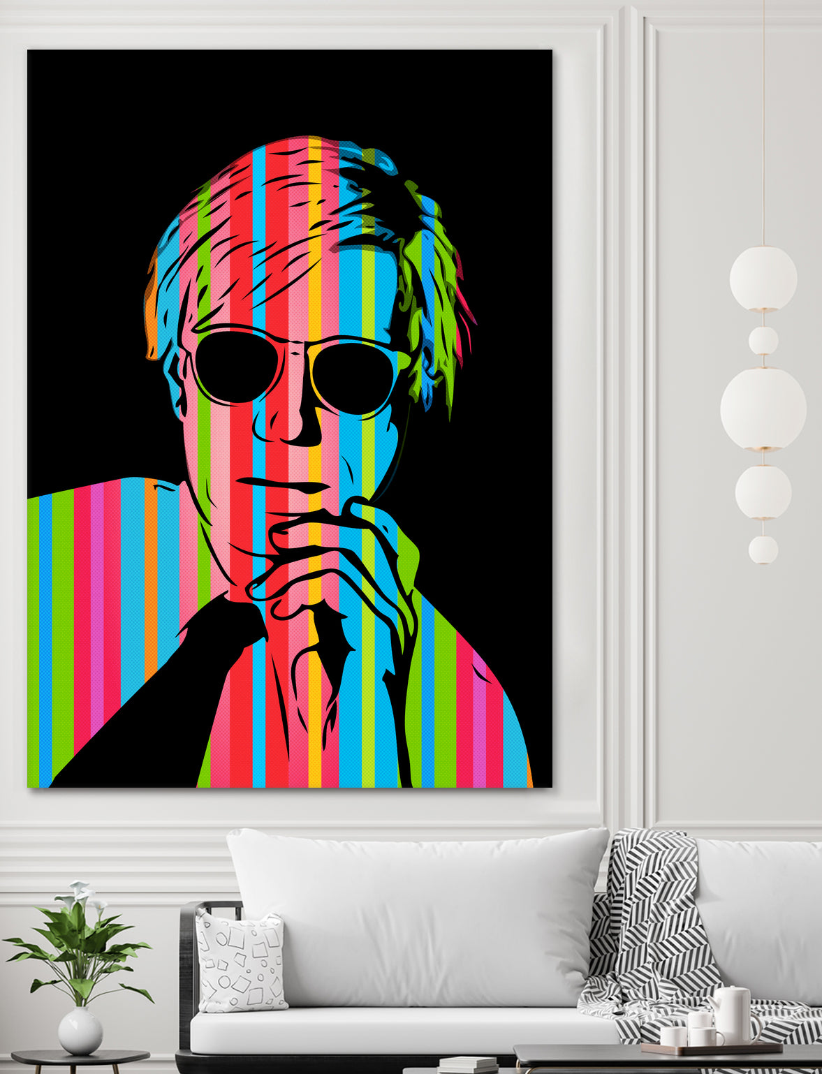 Andy Warhol | Dark | Pop Art by William Cuccio on GIANT ART - black digital drawing